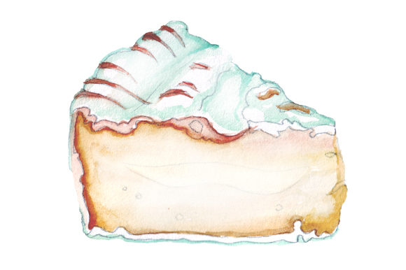 Camembert Cheese Watercolor for Food Amp & Crafts