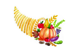 Cornucopia Watercolor: A Thanksgiving Crafts Review