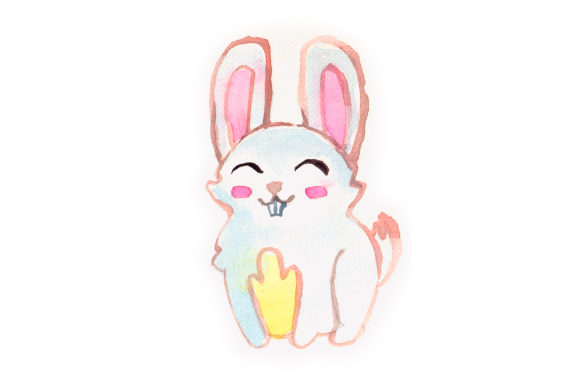 Watercolor Bunny: A Craft & Animal Design Asset Review